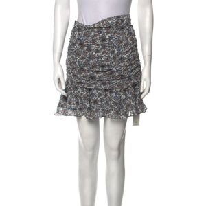 Veronica Beard Ruched Mini Skirt